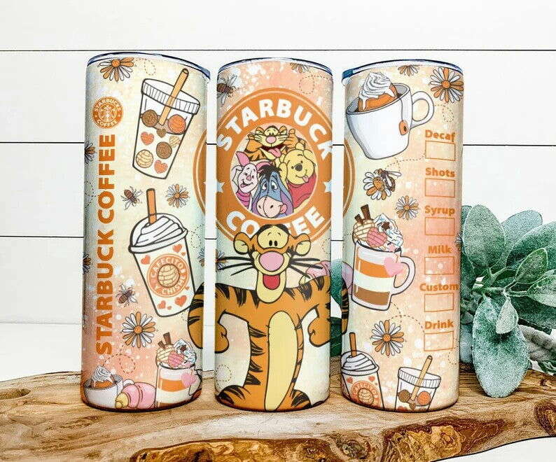 Cafecito Y Chisme Tumbler, 20oz Skinny Tumbler Wrap