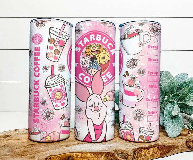 Cafecito Y Chisme Tumbler, 20oz Skinny Tumbler Wrap