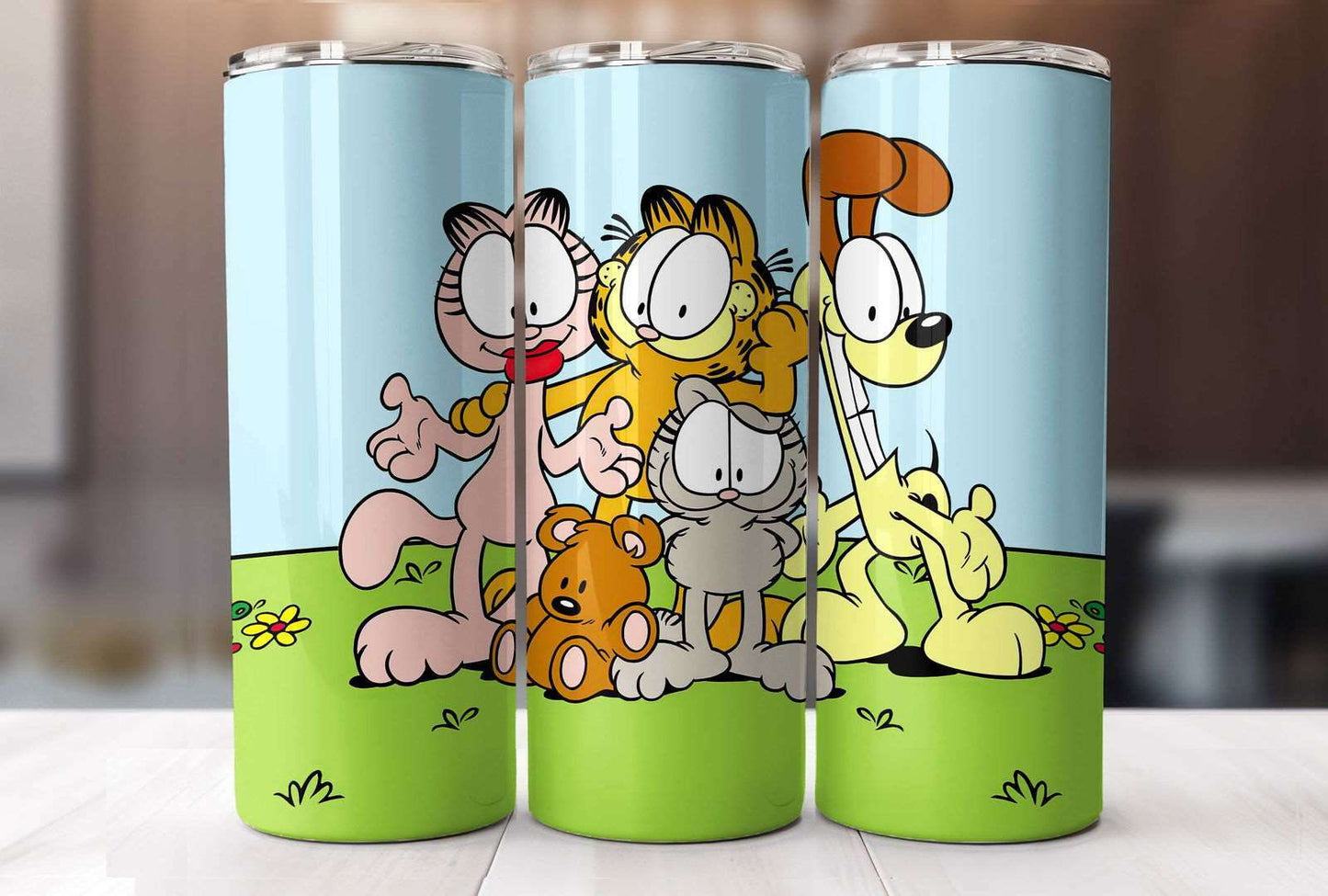 Cartoon 20oz Skinny Tumbler Sublimation Wrap Design PNG, Retro 80s cartoons Tumbler Wrap
