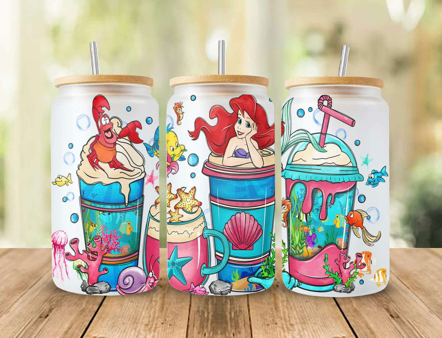 Cartoon Princess 16oz Can glass, Skinny Tumbler Wrap, Can glass, Png download