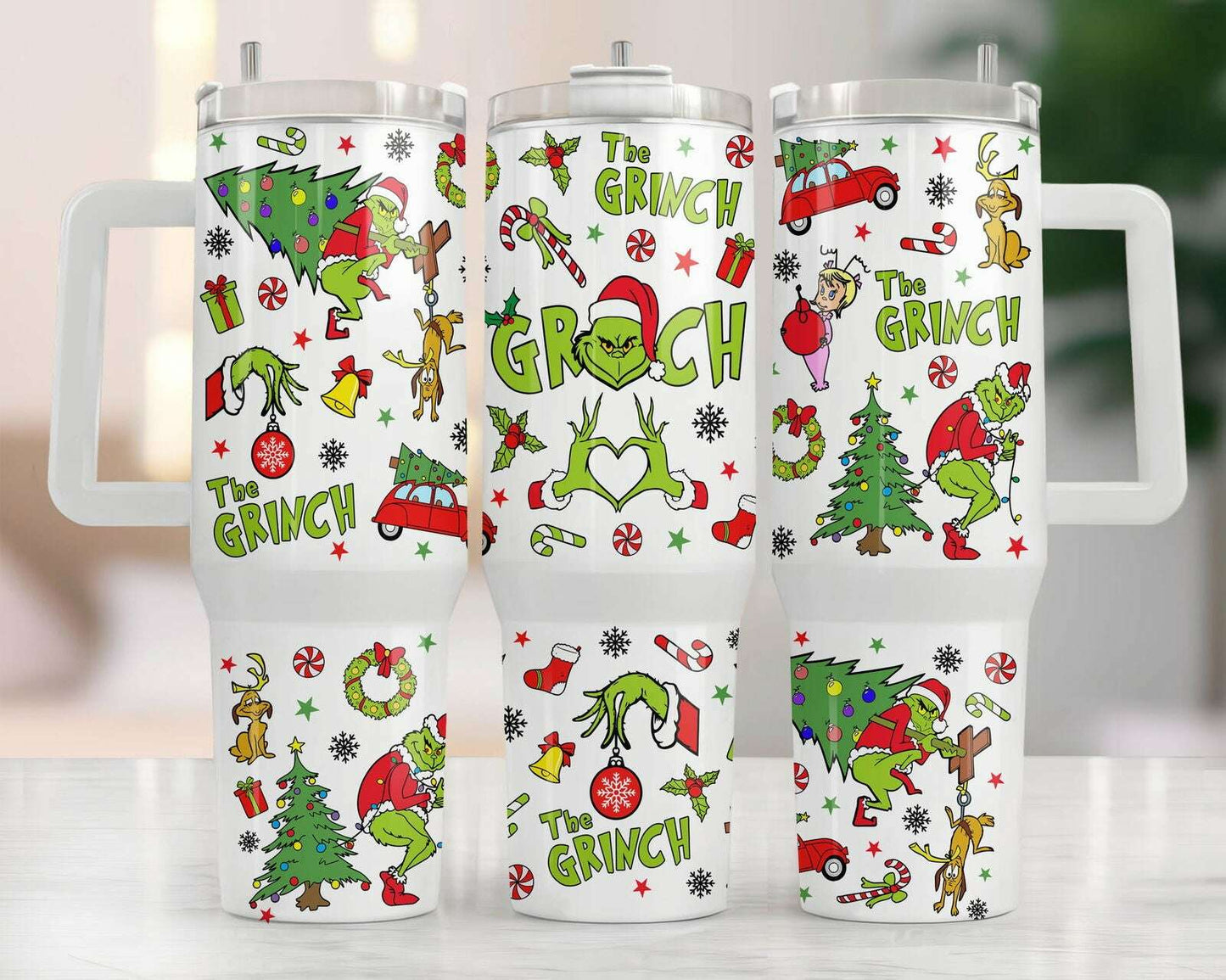 Christmas 40oz Tumbler Wrap Png
