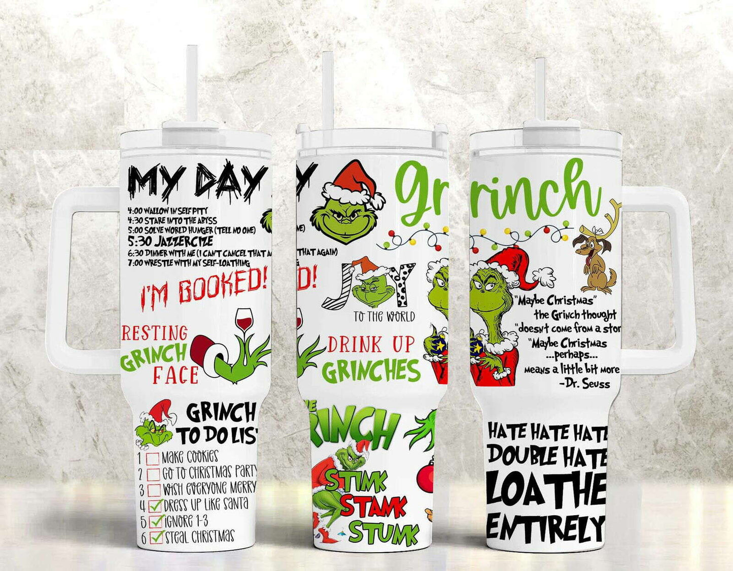 Christmas Tumbler Sublimation Designs, 40oz Tumbler Wrap