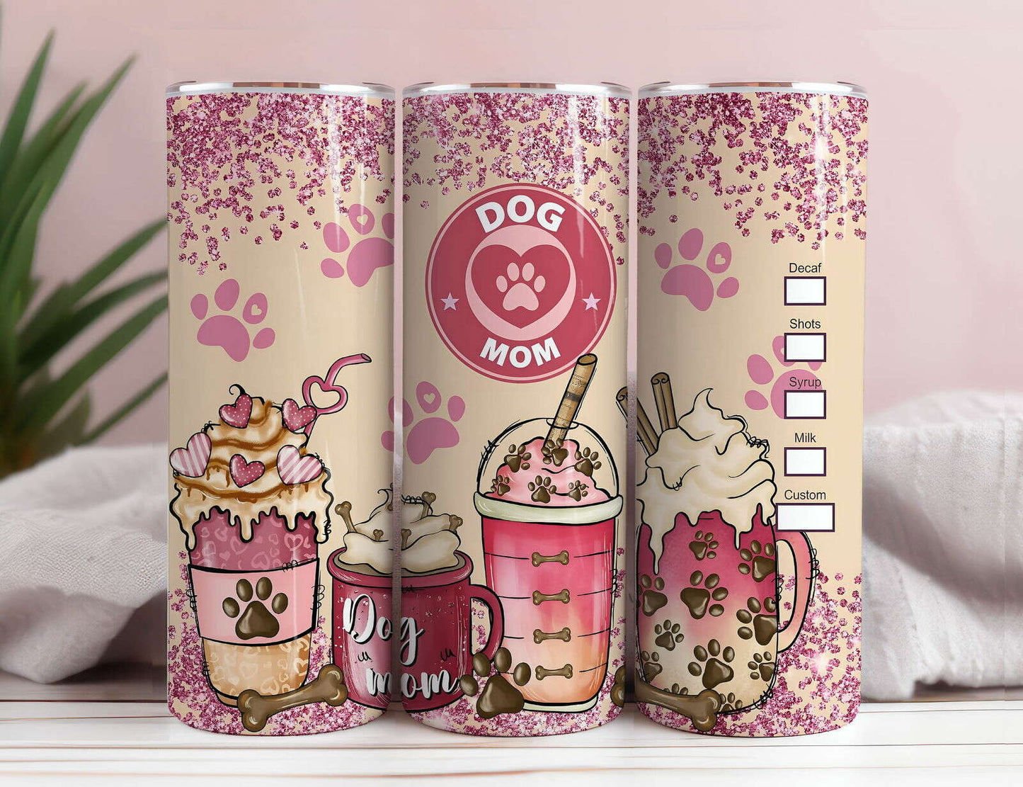 Digital Dog Mom Coffee 20oz Tumbler Wrap