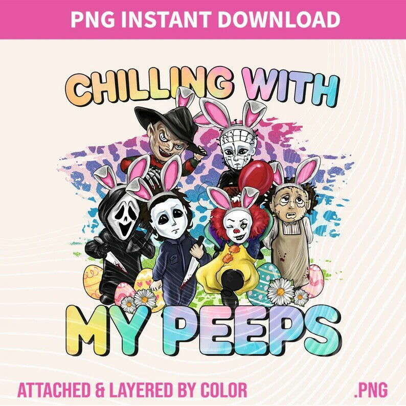 Easter hor png, retro Easter sublimation png