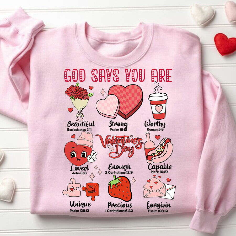 God Says You Are Valentine Png