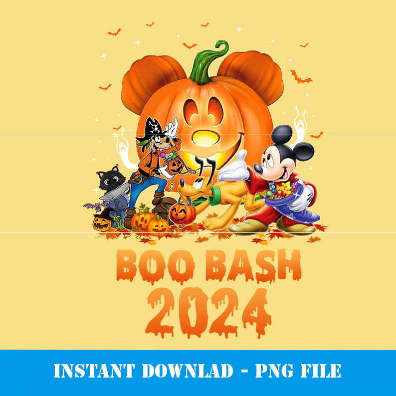 Halloween 2024 Shirt Design PNG