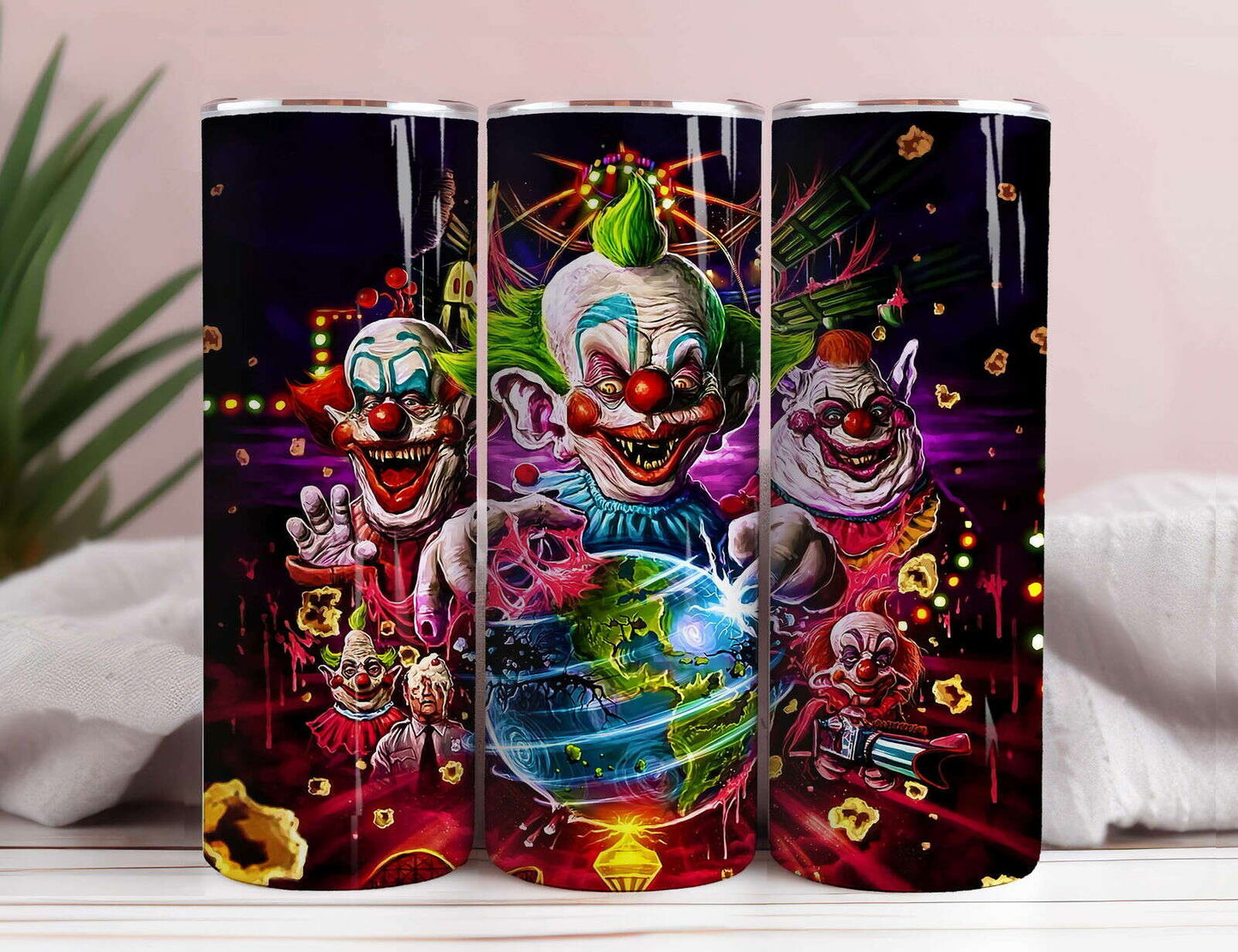 Halloween 20oz Skinny Tumbler PNG KL