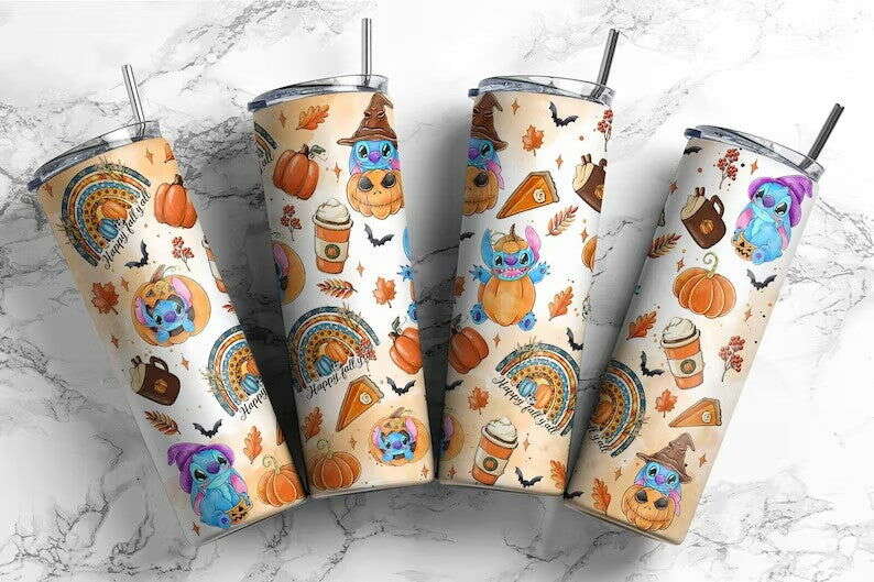 Halloween Tumbler 20oz, 16oz Libbey Can Glass, Hor Tumbler Wrap