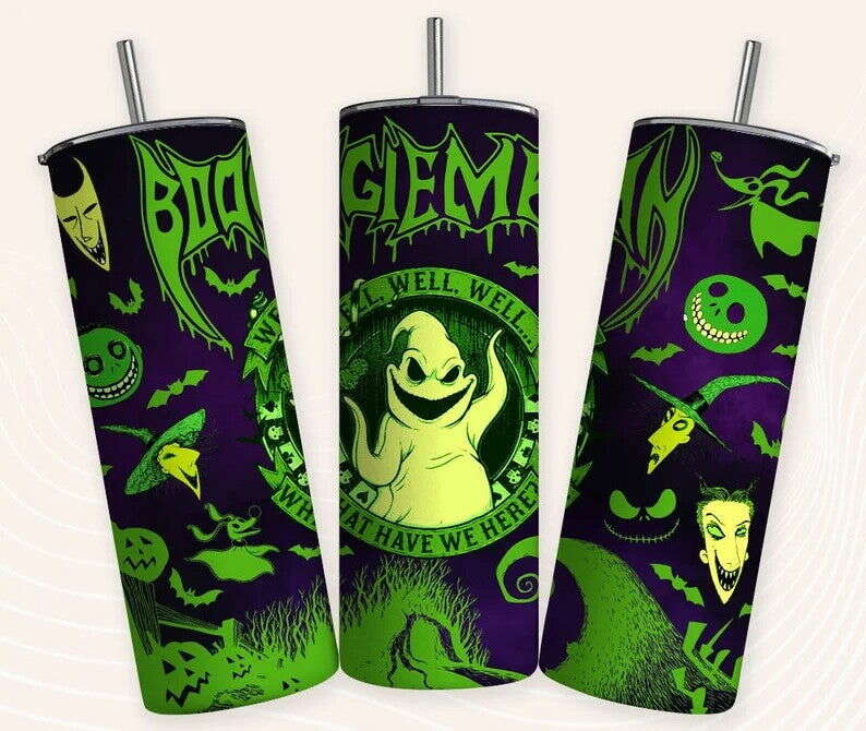 Halloween Tumbler PNG, Tumbler Wrap, Coffee Tumbler 1