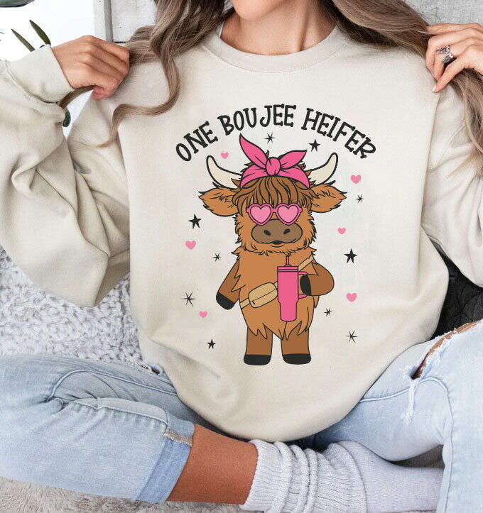 Heifer Valentine Png, Highland Cow Valentine Png 1
