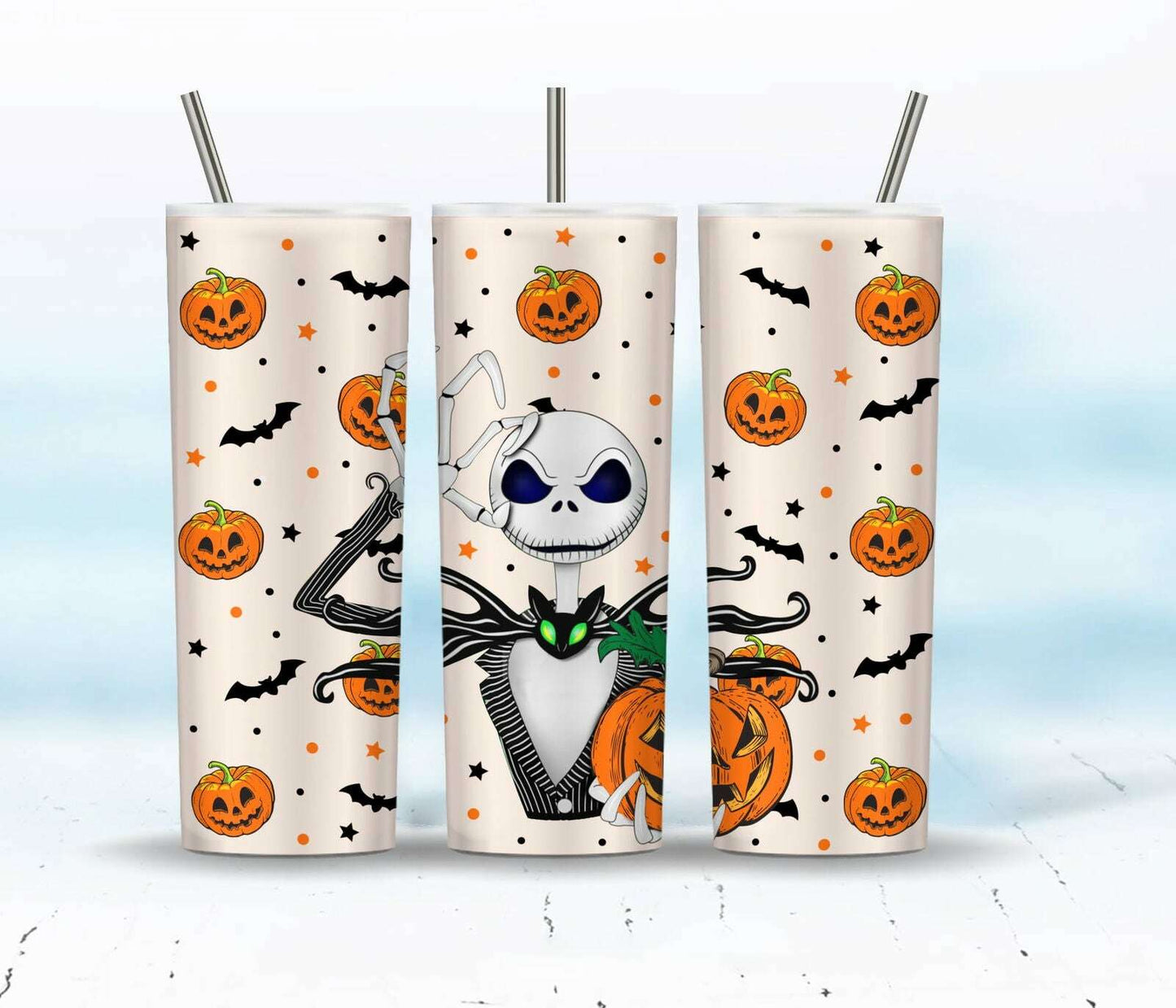 Hor Halloween Tumbler Wrap Sublimation 20oz Tumbler Design Download PNG