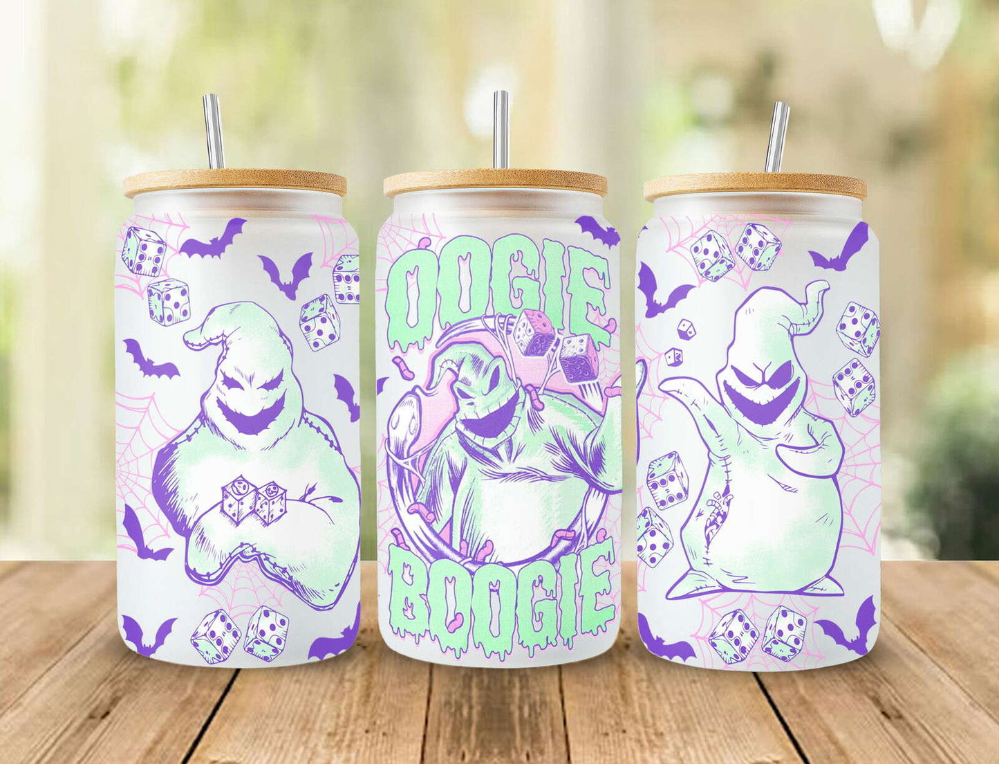 Horror Character Tumbler Wrap, 16oz Can Glass Wrap, Spooky Vibes Can Glass, Halloween Png