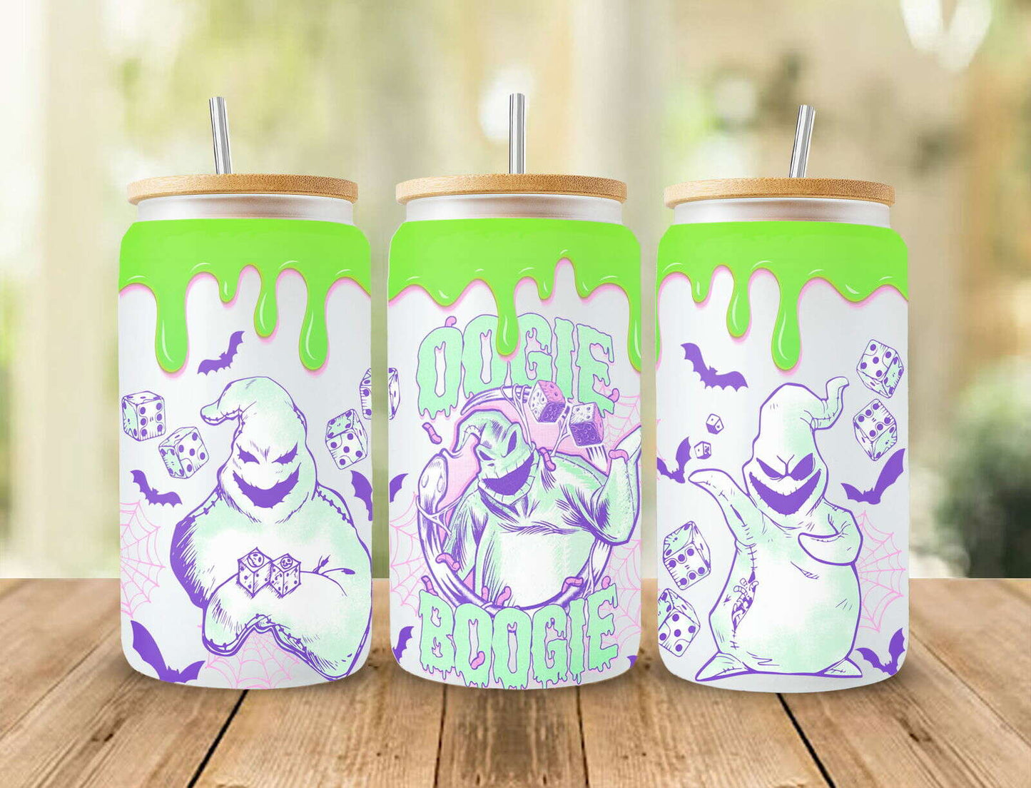 Horror Character Tumbler Wrap, 16oz Can Glass Wrap, Spooky Vibes Can Glass, Halloween Png