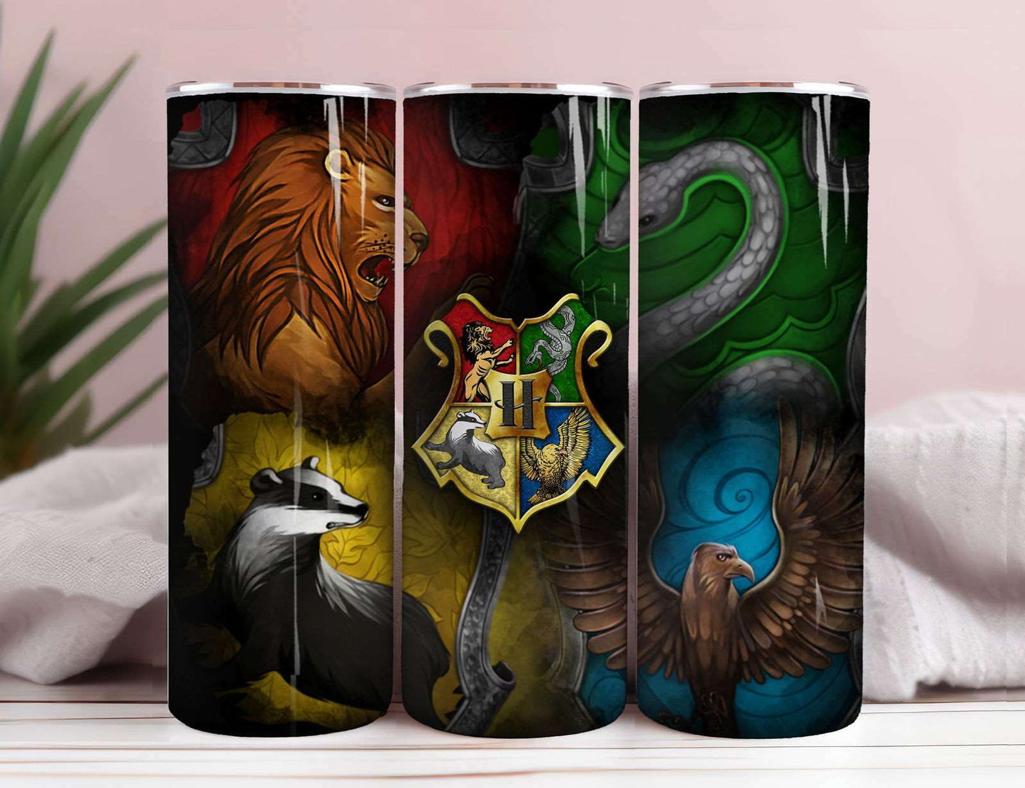 HP 20oz Wrap Skinny Tumbler Template PNG Sublimation, Cartoon Tumbler Wrap