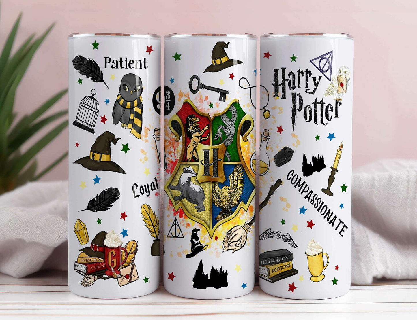 HP Magic 20oz Tumbler Wrap Skinny Sublimation Design