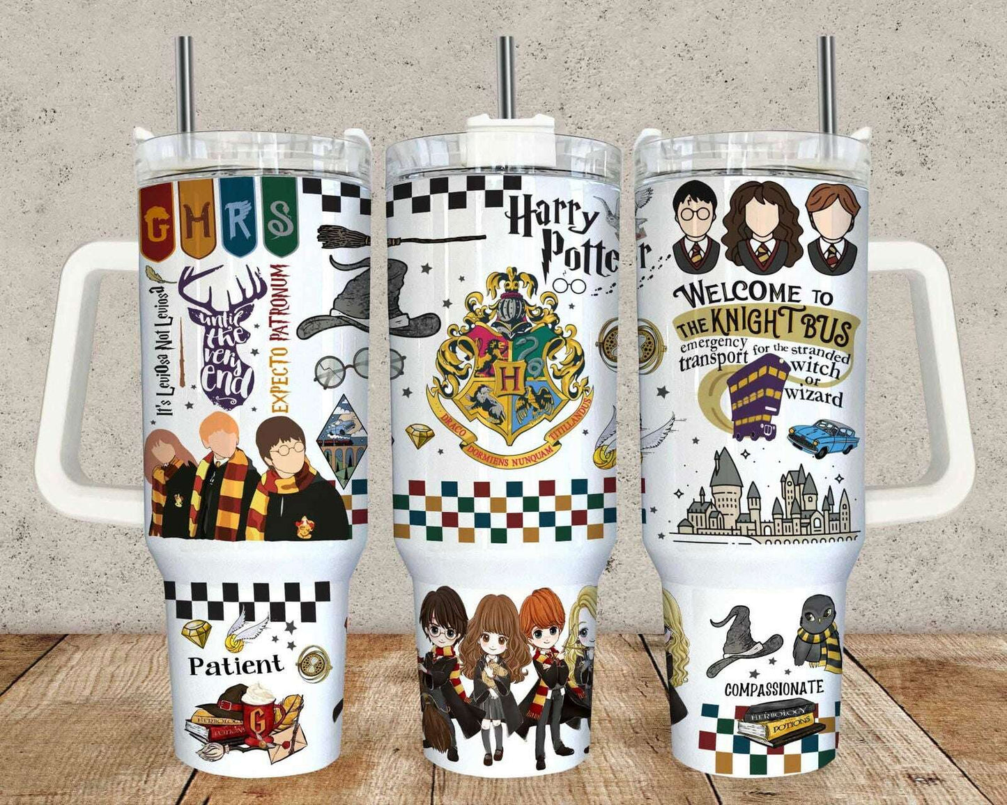 HP Magic 40oz tumbler sublimation wrap Design Png file, Magic Quencher Tumbler Wrap