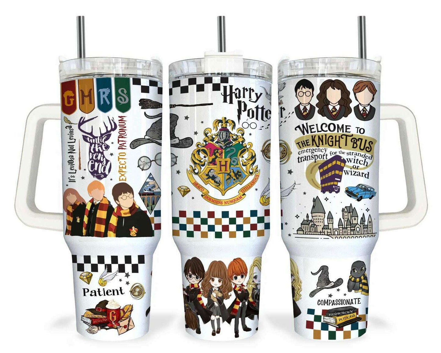 HP Magic 40oz tumbler sublimation wrap Design Png file, Magic Quencher Tumbler Wrap