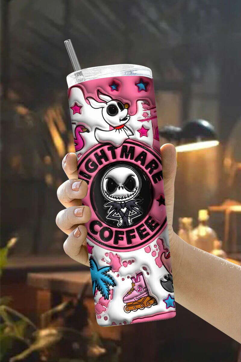 Inflated Halloween Tumbler Design Png, 20oz BB Sublimation 4