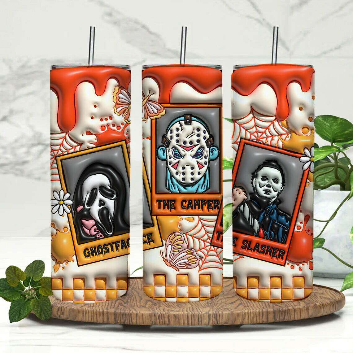 Inflated Hor Character Tumbler Design Png 8