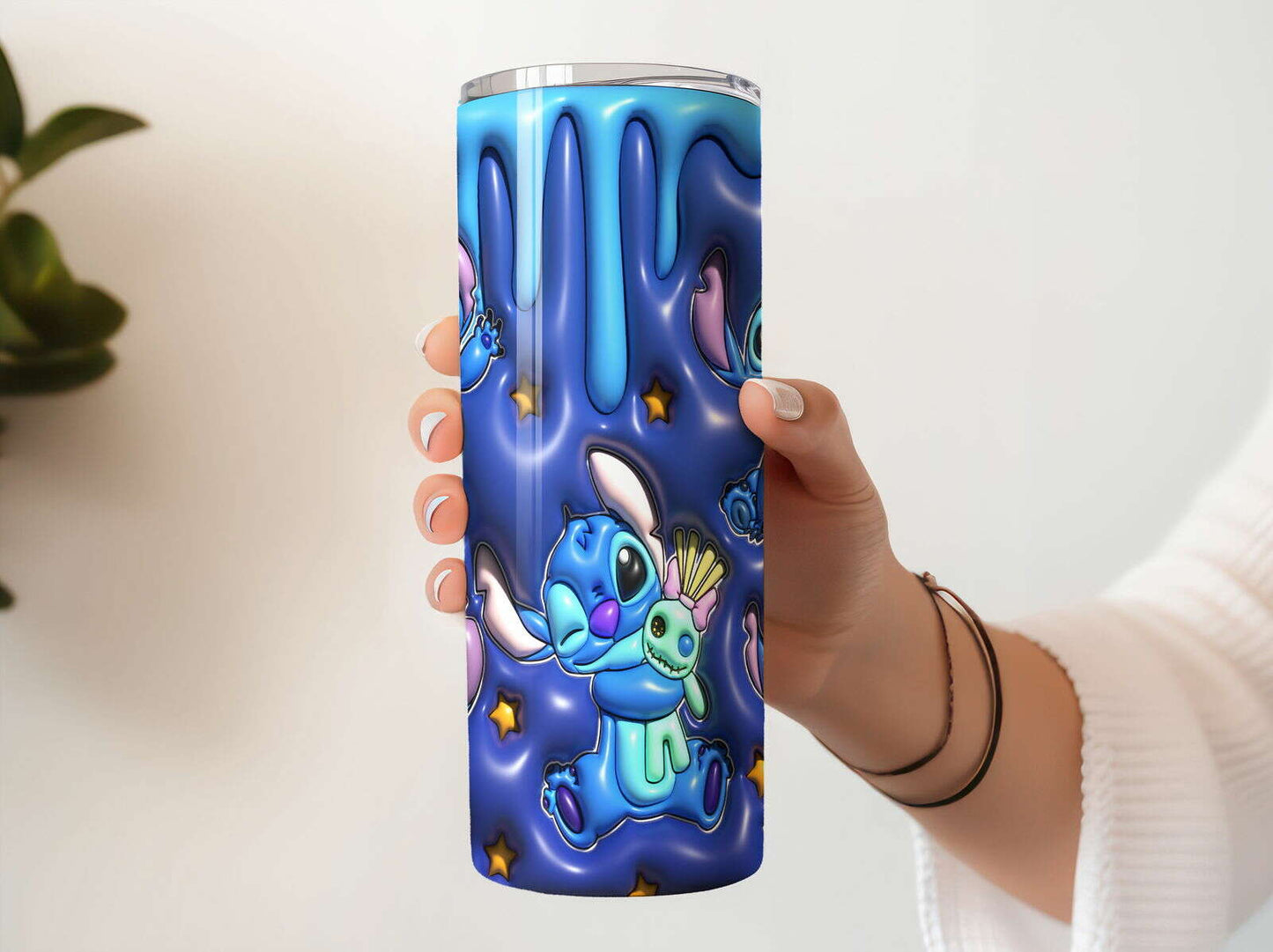 Inflated ST Tumbler Design Png 3D Tumbler Wraps 20oz Skinny Sublimation 2