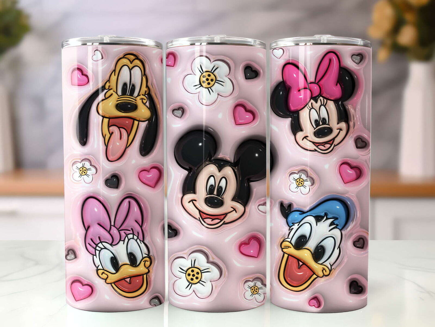 Inflated ST Tumbler Design Png 3D Tumbler Wraps 20oz Skinny Sublimation 3