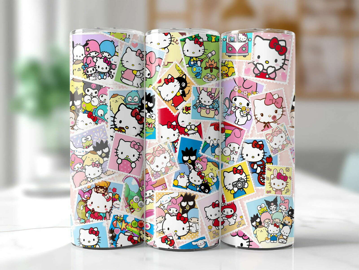 KK Tumbler Wrap, Cartoon Tumbler, 20oz Straight Skinny Wrap 4
