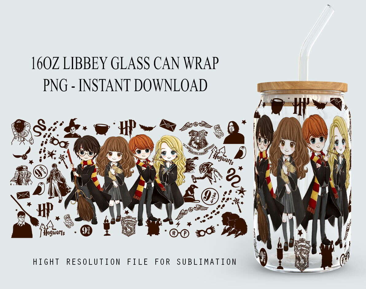 Magic 16oz Coffee Glass png, Libbey png, Libbey Glass PNG