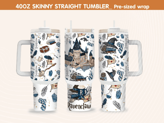 Magic 40oz Tumbler PNG, HP Quencher Tumbler Sublimation Design