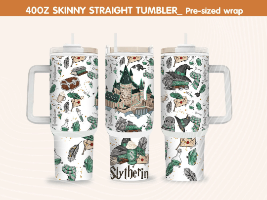 Magic 40oz Tumbler PNG, HP Quencher Tumbler Sublimation Design