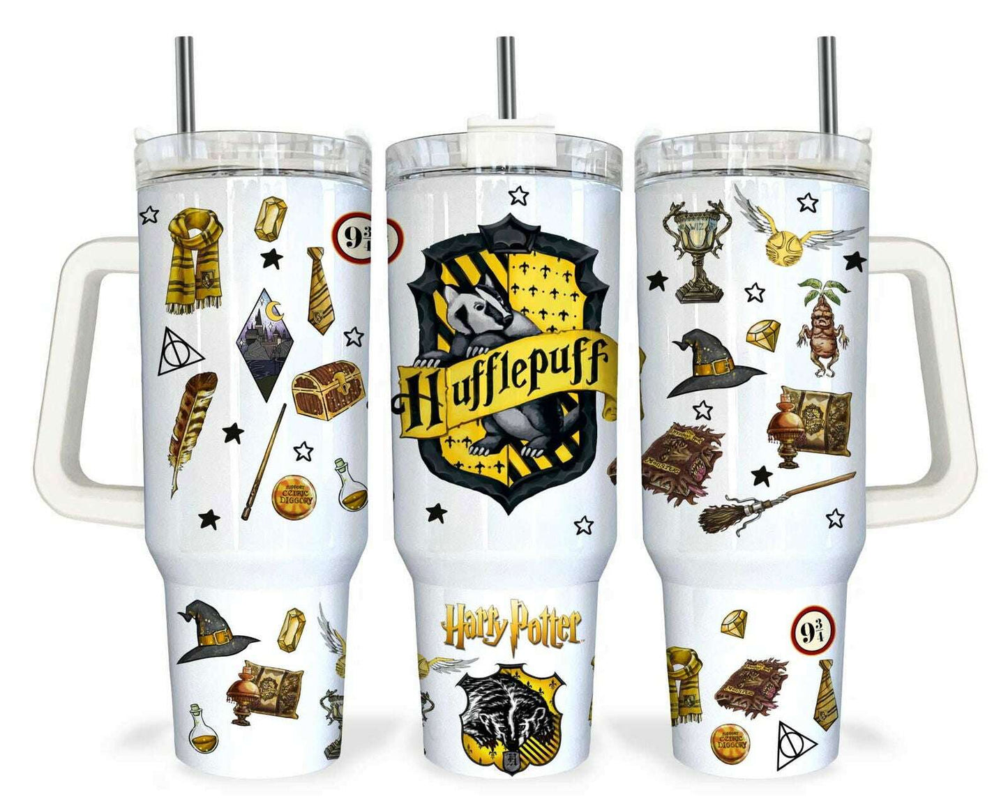 Magic 40oz tumbler wrap, HP Quencher Design Wrap For Sublimation Tumbler