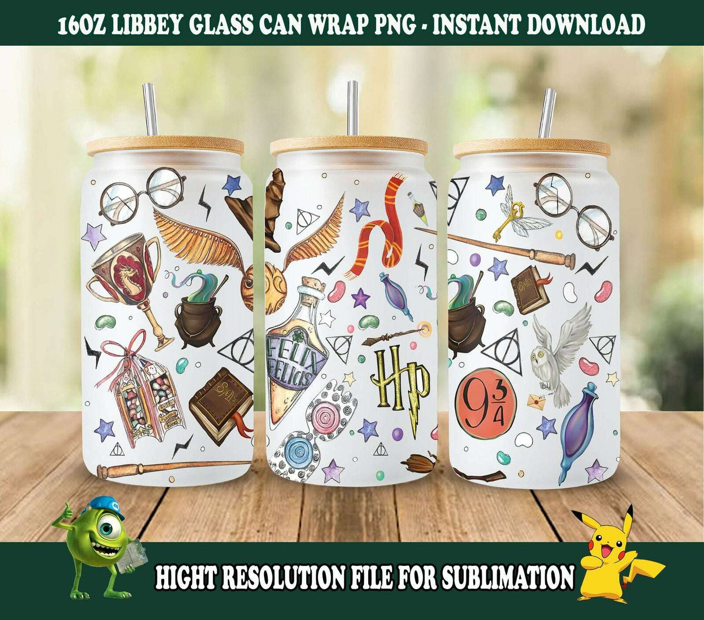 Magic Libbey Glass PNG, Can Glass Wrap PNG, 16oz Can Glass Png