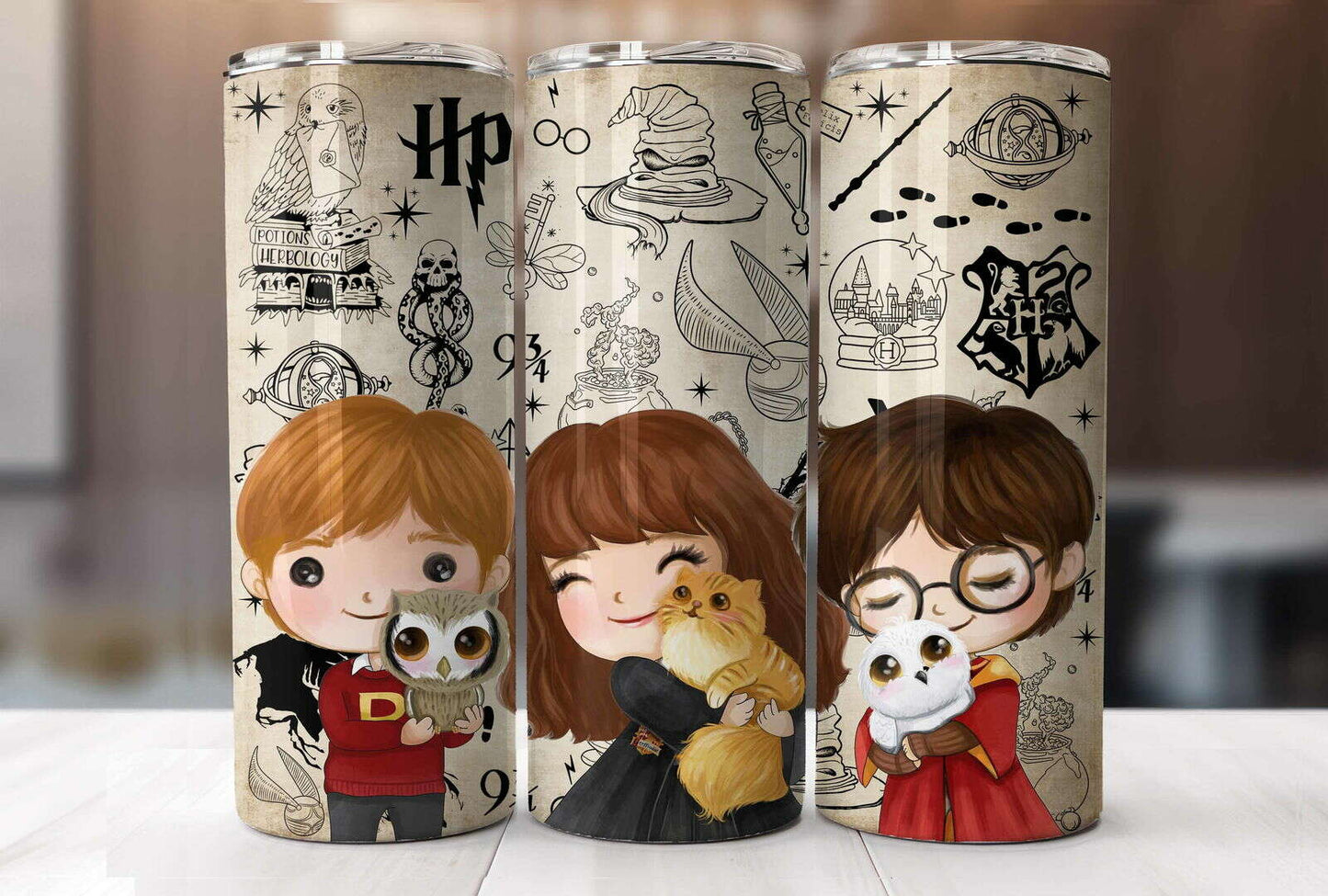 Magic School 20oz PNG, Skinny/Straight Tumbler Wrap 20oz Sublimation PNG