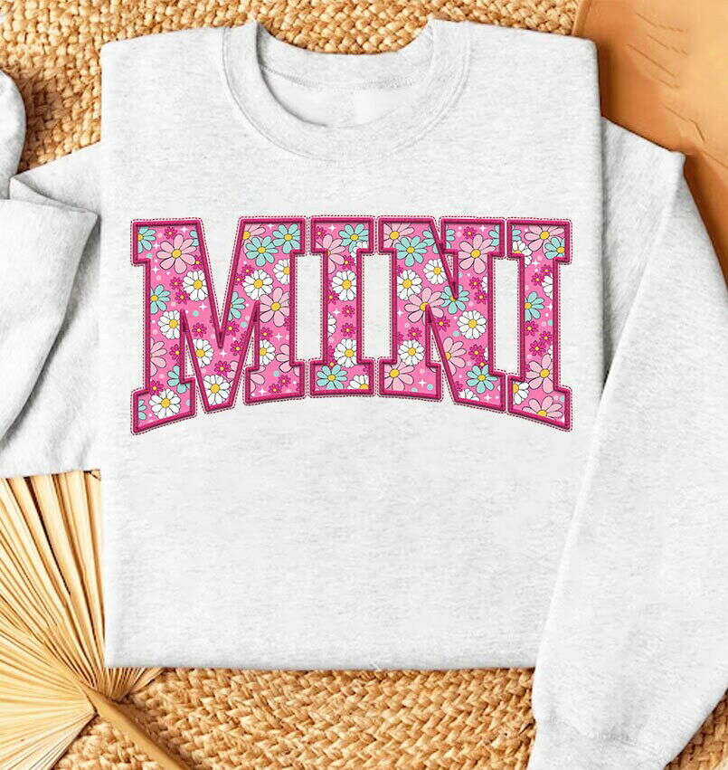 Mama Embroidery Floral png, Floral Mama Png