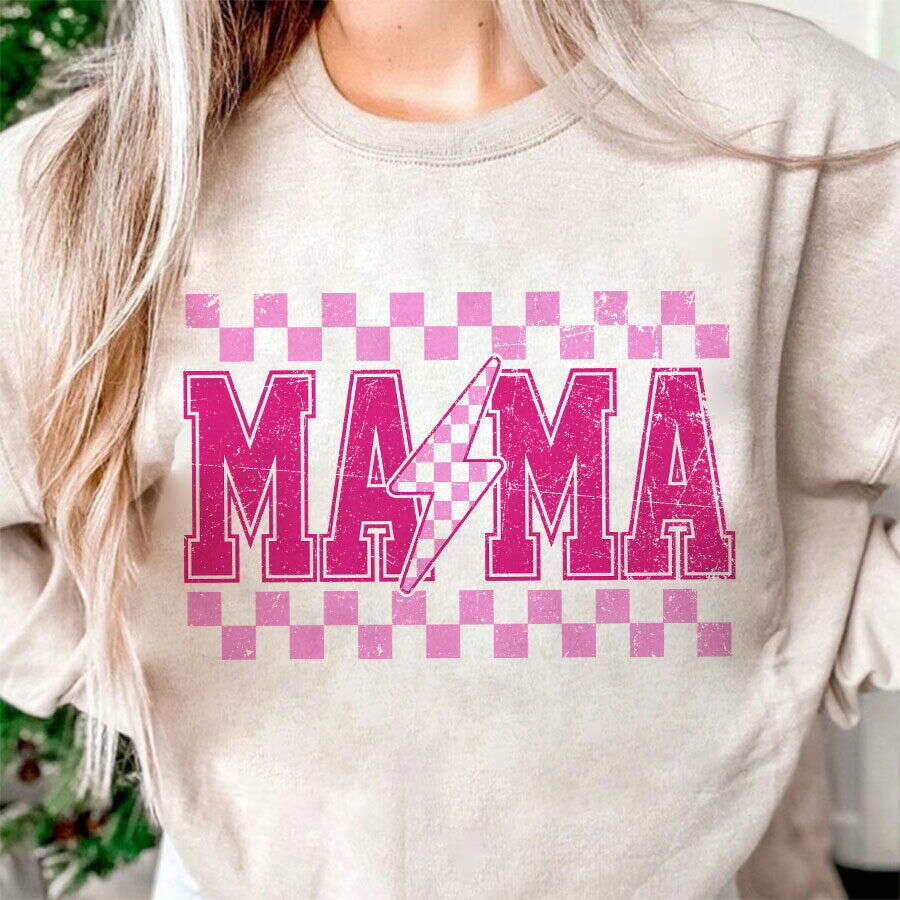 Mama Lightning Bolt SVG PNG, Mama Svg
