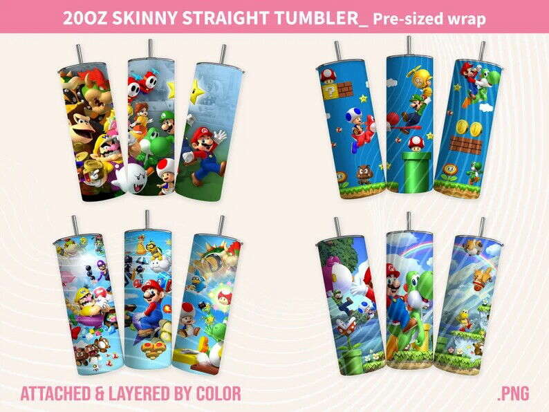 Mo Tumbler Design, 20oz Skinny Tumbler Design