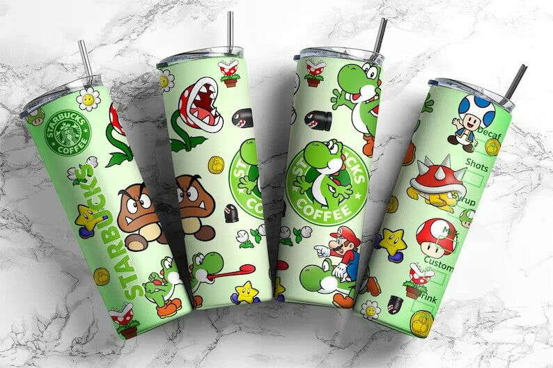 Mo Tumbler Wrap, 20oz Skinny Tumbler Sublimation Design