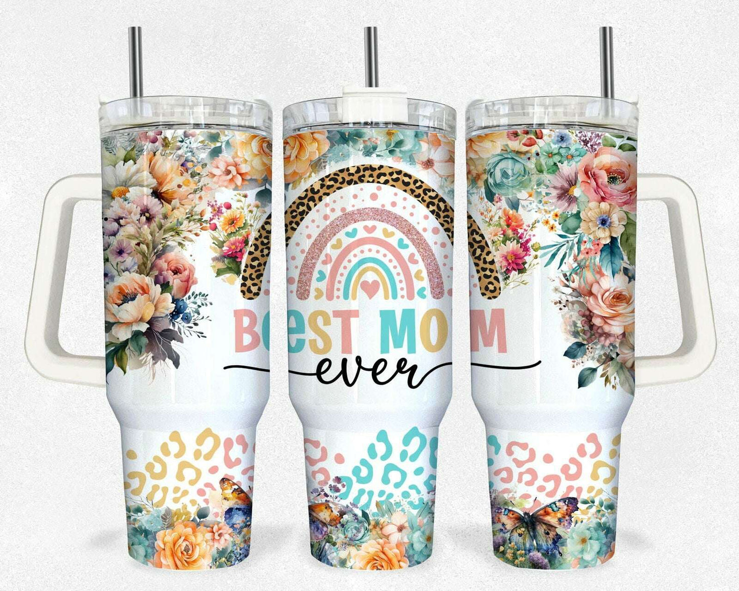 Mother's Day 40oz Tumbler Wrap Png