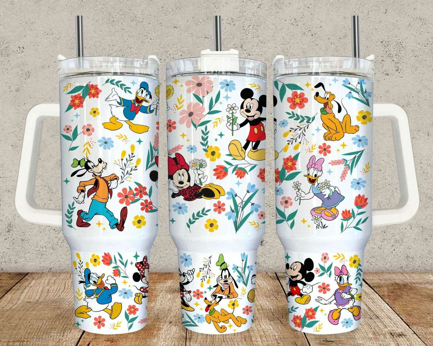MV DN Characters 40oz Tumbler Wrap Png