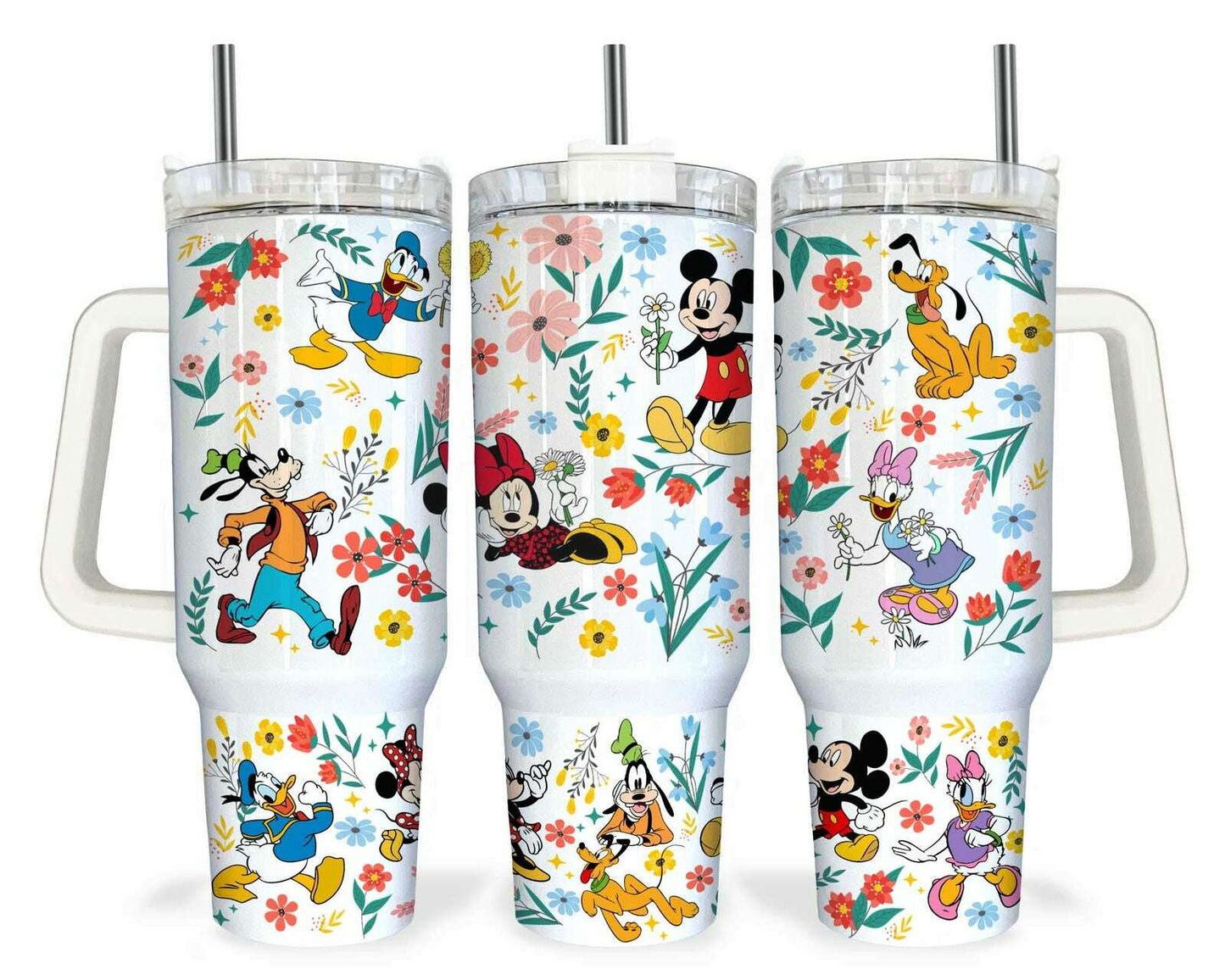 MV DN Characters 40oz Tumbler Wrap Png