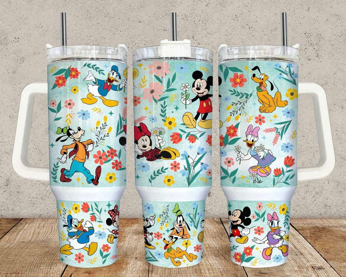 MV DN Characters 40oz Tumbler Wrap Png