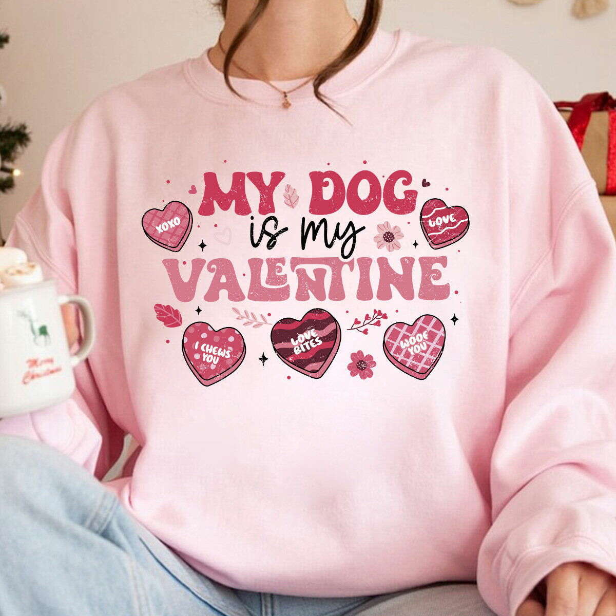 My Dog is My Valentine Shirt Png 1