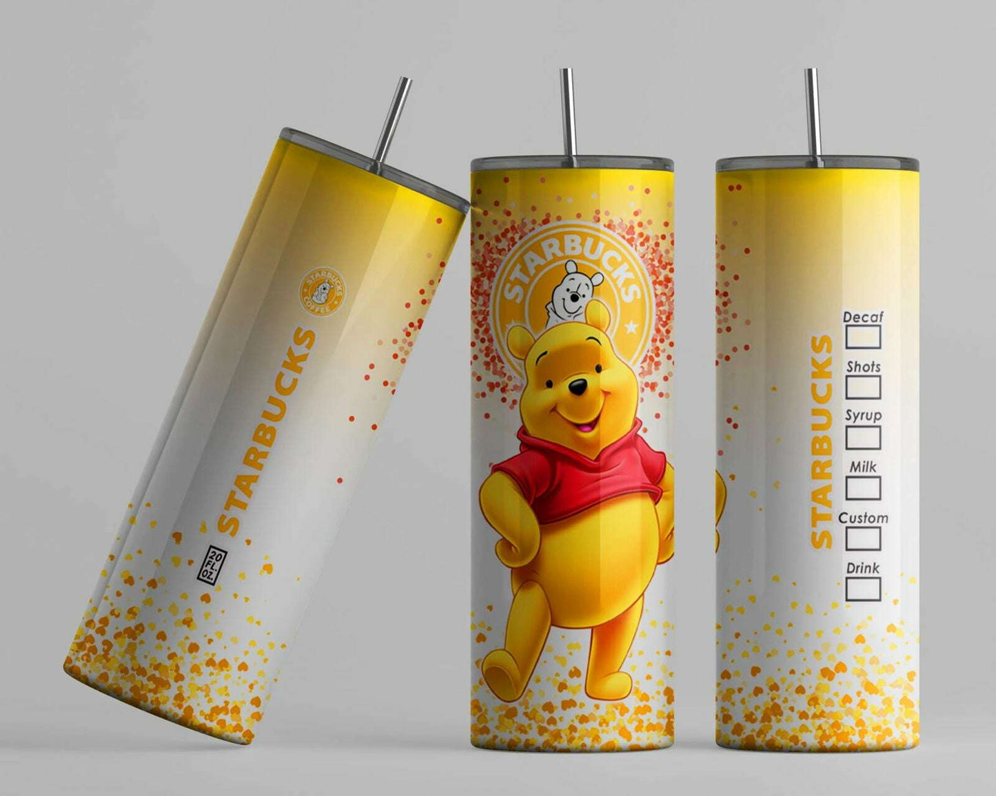 Po 20oz Tumbler Wrap, Coffee Tumbler PNG, PNG Instant Download