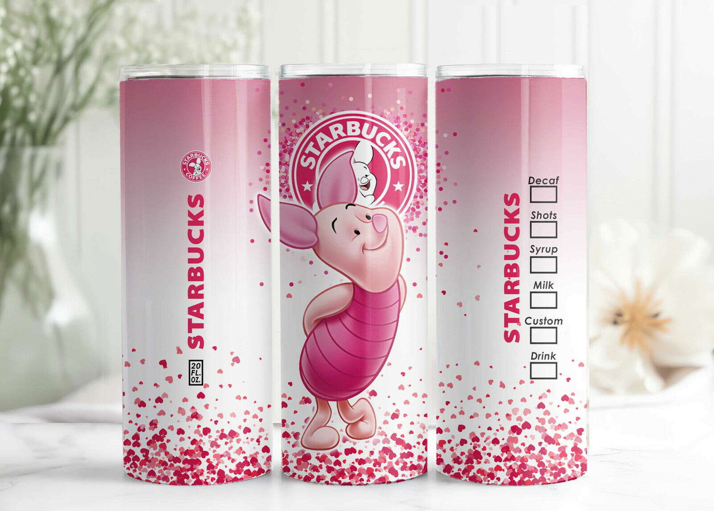 Po 20oz Tumbler Wrap, Coffee Tumbler PNG, PNG Instant Download