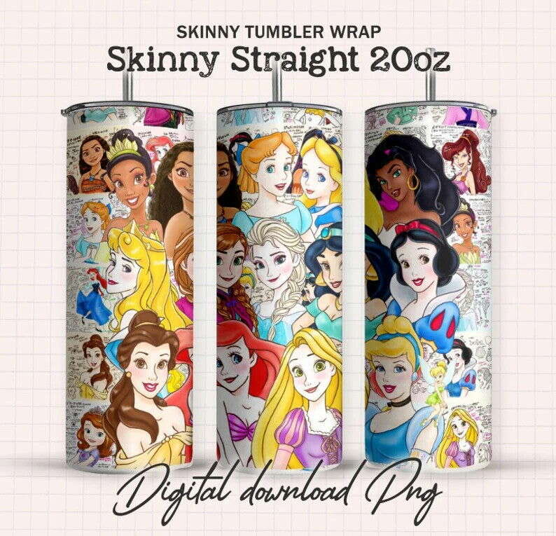 PR Tumbler Wrap, 20oz Skinny Tumbler Coffee