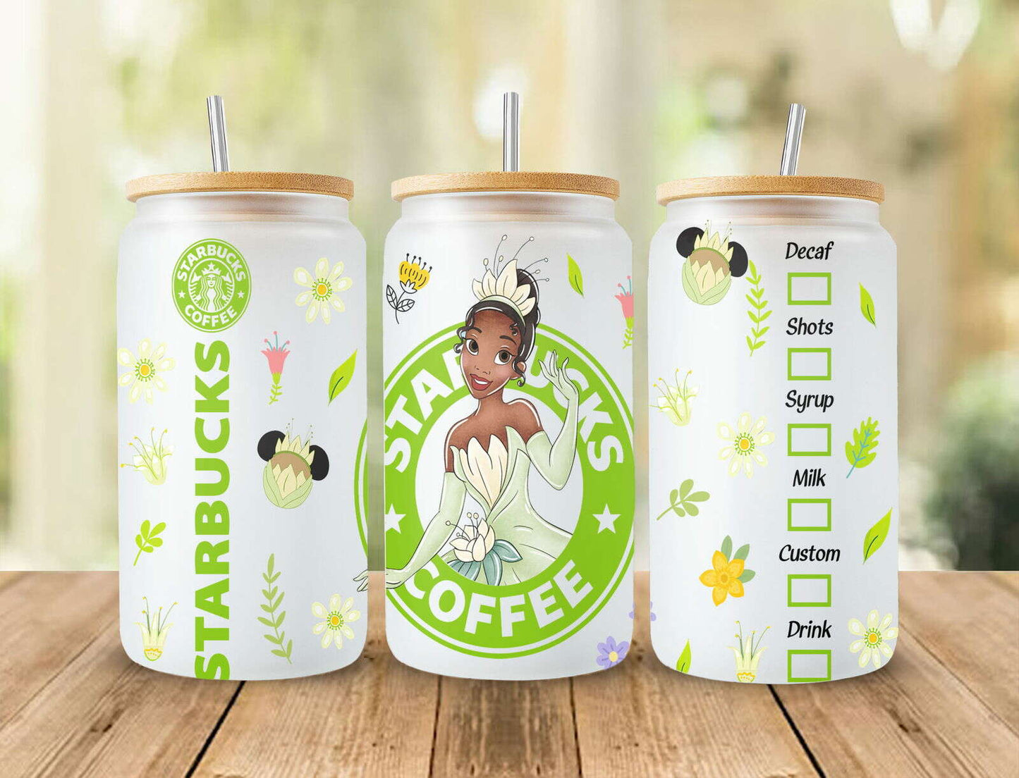 Princess Tumbler, 16oz Glass Can Png, Libbey Can Glass 16oz Instant Download
