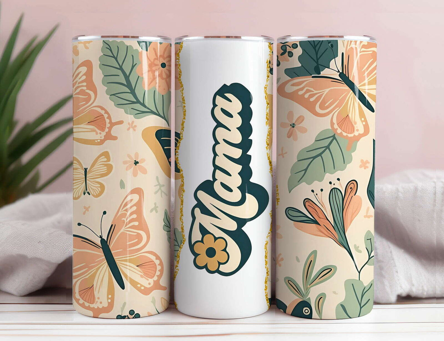 Retro Mama 20oz Sublimation Tumbler Design