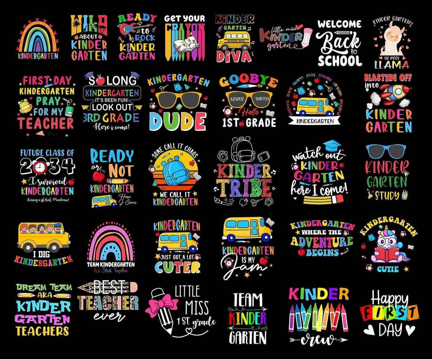 Retro Teacher PNG Bundle, Teacher sublimation Design