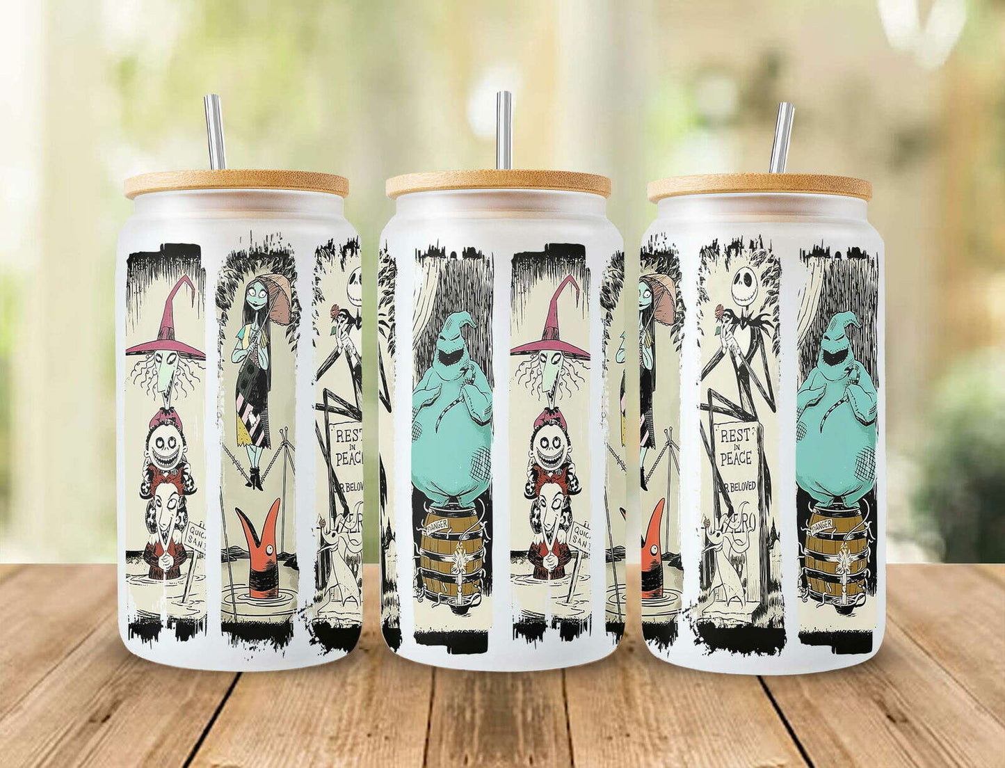 Scary Movie Nightmare Tumbler Wrap, 16oz Can Glass 33