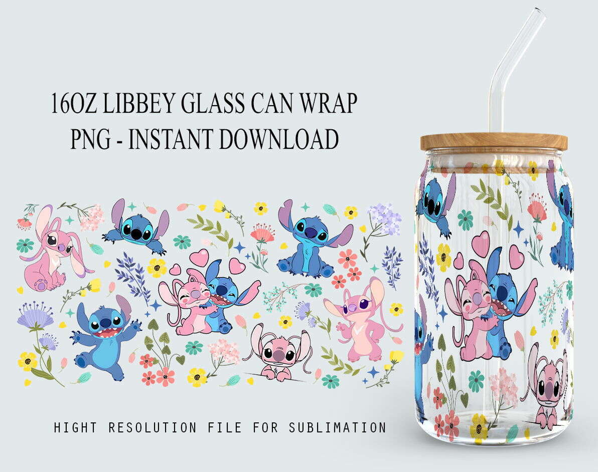 Spring Can Glass Bundle Png, Spring Flowers Can Glass 3