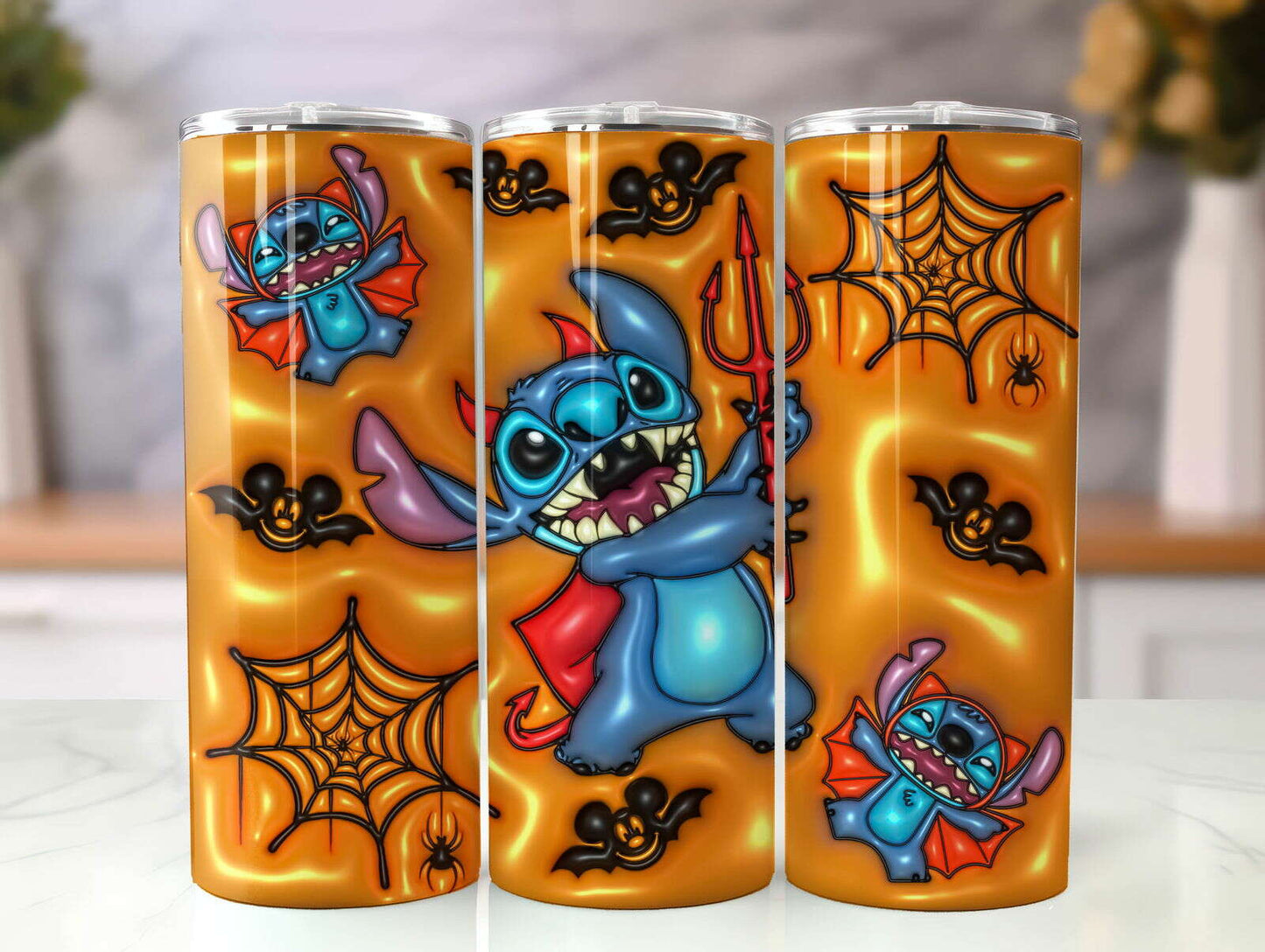 ST 3D Inflated Tumbler, Inflated 3D Stitch Tumbler Wrap 20